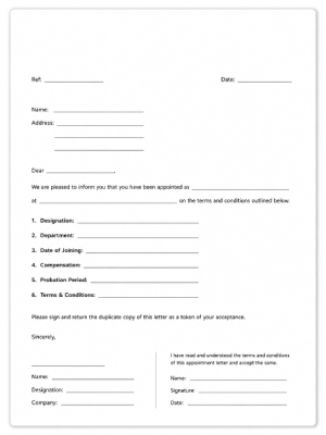 Acceptance Letter
