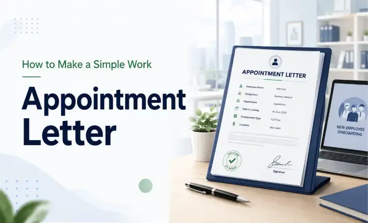 How to Make a Simple Work Appointment Letter - A Comprehensive Guide