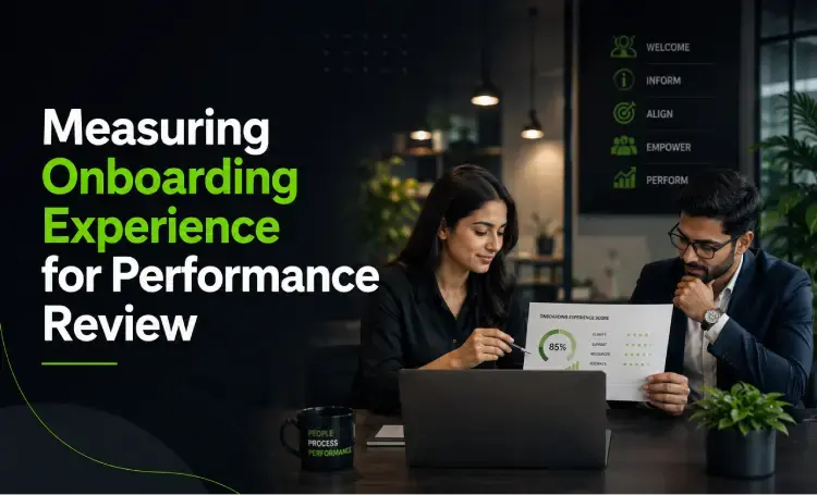 Measuring Onboarding Experience for Performance Review