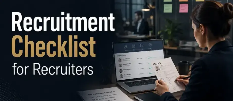 5-Step Recruitment Checklist for Agency Recruiters