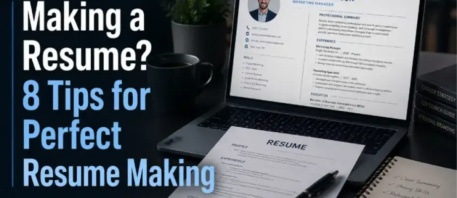 Making a Resume? 8 Most Valuable Tips for Perfect Resume Making