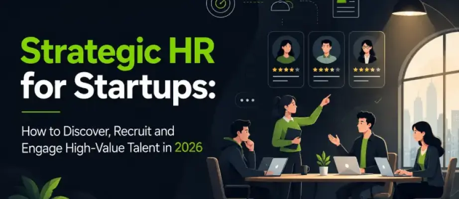 Strategic HR for Startups - How to Discover, Recruit and Engage High-Value Talent in 2026